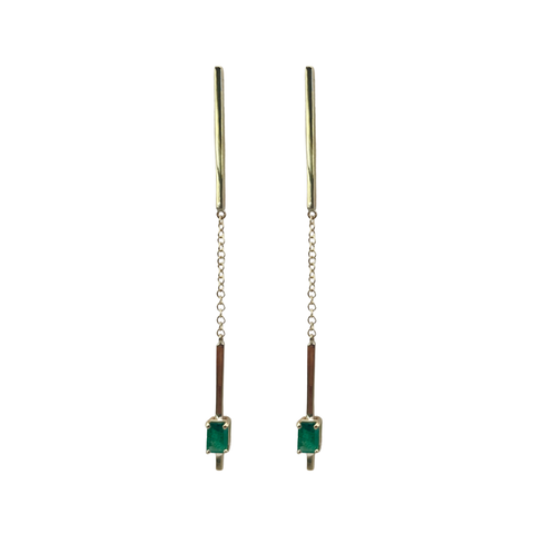 Bar Chain Earrings